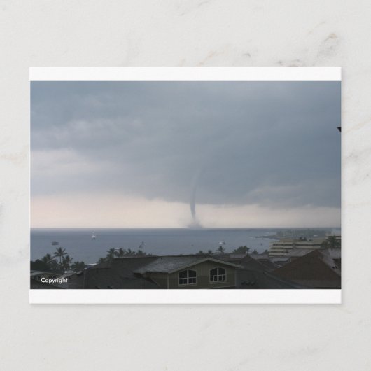 kona-waterspout-1 postkarte (Vorderseite)