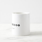 Konami Code-Tasse Kaffeetasse (Mittel)
