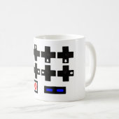 Konami-Kontra-Code Kaffeetasse (VorderseiteRechts)