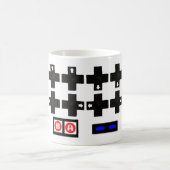 Konami-Kontra-Code Kaffeetasse (Mittel)