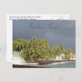 Konas Mauer vor dem Tsunami 2011 Postkarte (Vorne/Hinten)