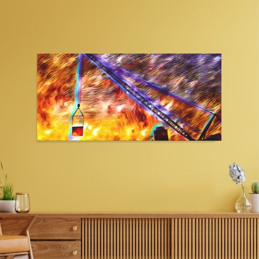 Kondensationshebel 2 leinwanddruck (Insitu (Wohnzimmer))