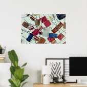 Kondensatoren Poster (Heimbüro)