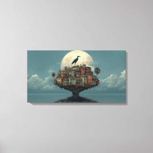 kondensierte Insel Leinwanddruck (Vorderseite)