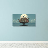 kondensierte Insel Leinwanddruck (Insitu (Holzboden))