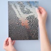 Kondenswassertropfen Flyer (Hand)