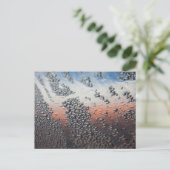 Kondenswassertropfen Postkarte (Stehend Vorderseite)