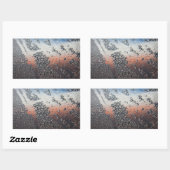 Kondenswassertropfen Rechteckiger Aufkleber (Blatt)