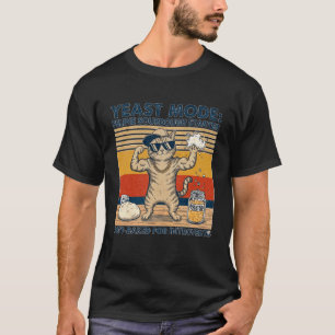 Konditor Katze Croissant Liebhaber Monsieur Meow M T-Shirt