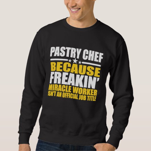 Konditor Mitarbeiter Sweatshirt (Vorderseite)