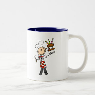 Konditor T-Shirts und Geschenke Zweifarbige Tasse