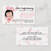 Konditorei Bäckerei Rabatt Visitenkarte (Vorne/Hinten)