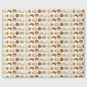 Konditorei Croissant Danish Muffin Backwaren Geschenkpapier (Flach)