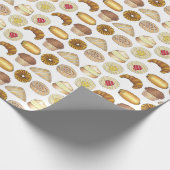 Konditorei Croissant Danish Muffin Backwaren Geschenkpapier (Ecke)