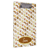 Konditorei Croissant Danish Muffin Backwaren Klemmbrett (Rechts)