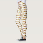 Konditorei Croissant Danish Muffin Backwaren Leggings (Links)