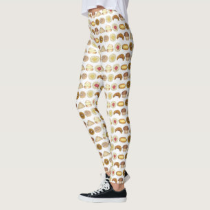 Konditorei Croissant Danish Muffin Backwaren Leggings