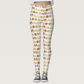 Konditorei Croissant Danish Muffin Backwaren Leggings (Vorderseite)