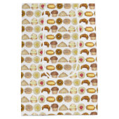 Konditorei Croissant Danish Muffin Backwaren Mittlere Geschenktüte (Rückseite)