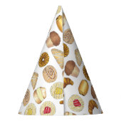 Konditorei Croissant Danish Muffin Backwaren Partyhütchen (Rückseite)