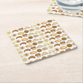 Konditorei Croissant Danish Muffin Backwaren Rechteckiger Pappuntersetzer (angewinkelt)