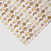 Konditorei Croissant Danish Muffin Backwaren Seidenpapier (Ausschnitt)