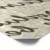 Konditorei für Pariser Bäckereien Poster (Ecke)