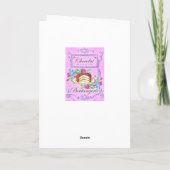 Konditorei für viktorianische Schokoladenkuchen Karte (Rückseite)