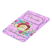 Konditorei für viktorianische Schokoladenkuchen Magnet (Linke Seite)