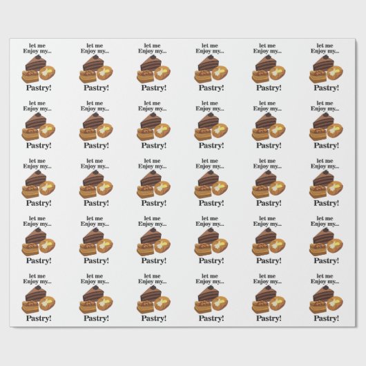 Konditorei Geschenkpapier (Flach)