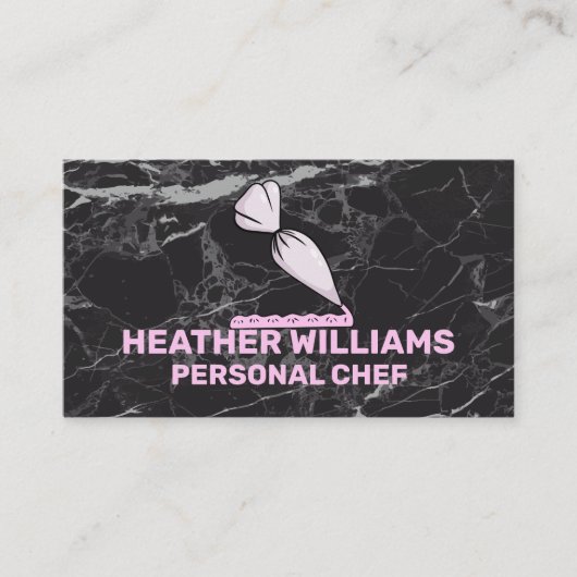 Konditorei | Icing-Zuckerguss Visitenkarte (Vorderseite)