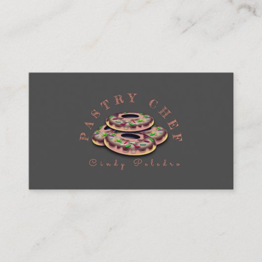 Konditorei Koch Bäckerei Business Card Visitenkarte (Vorderseite)