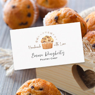 Konditorei Koch Bäckerei Cupcake Chocolate Muffin  Visitenkarte