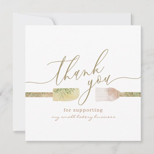 Konditorei Koch Bäckerei Konditorei vielen Dank Einladung (Vorderseite)