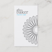 Konditorei Koch Backflüster Moderner Catering Visitenkarte (Vorderseite)