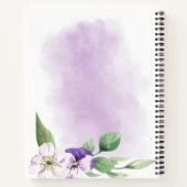 Konditorei Koch Backpulver Lila Rezepte Notizblock (Rückseite)