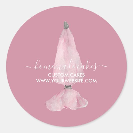 Konditorei Koch Brandbäckerei Runder Aufkleber (Vorderseite)