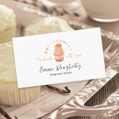 Konditorei Koch Cupcake Orange Frucht Zuhause Bäck Visitenkarte