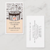 Konditorei Koch Kuchen und Gebäck Pfirsich Visitenkarte (Vorne/Hinten)