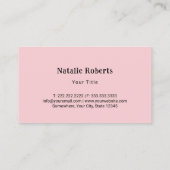 Konditorei Koch Niedlich Cupcakes Rustic Kraft Bäc Visitenkarte (Rückseite)