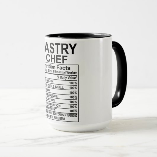 Konditorei Koch Nutrition Fakten Tasse (VorderseiteRechts)
