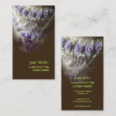 Konditorei-Koch-Visitenkarten, dunkle Schokolade Visitenkarte (Vorne/Hinten)