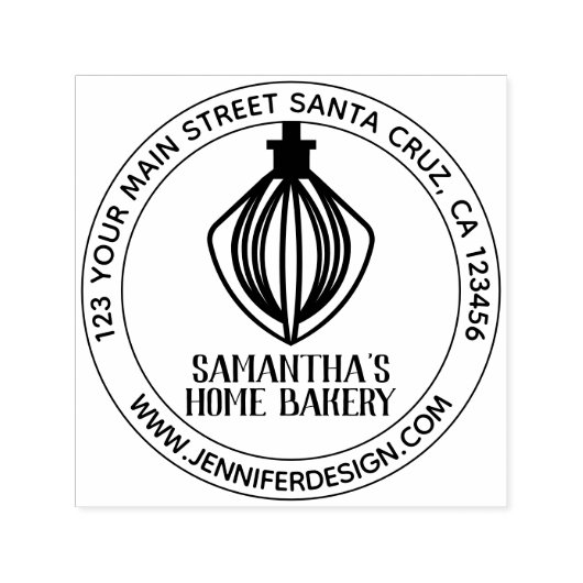 Konditorei Mixer Zuhause Bäckerei Permastempel (Design)