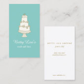 Konditorei-Shop-Bakenkuchen-Logo Visitenkarte (Vorne/Hinten)