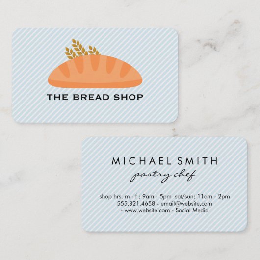 Konditorei Visitenkarte (Vorne/Hinten)