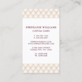 Konditorgebäck Koch Visitenkarte (Rückseite)