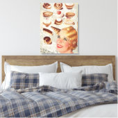 Konditorgebäck Leinwanddruck (Insitu (Schlafzimmer))