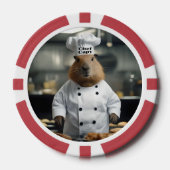 Konditorikunst: Der kulinarische Capybara Pokerchips (Vorderseite)