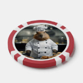 Konditorikunst: Der kulinarische Capybara Pokerchips (Einzeln)