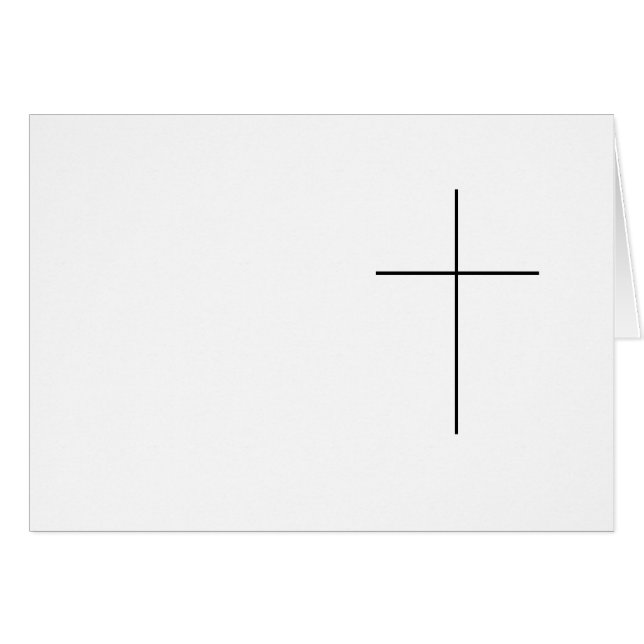 Kondolenzenkarte (Vorderseite (Horizontal))